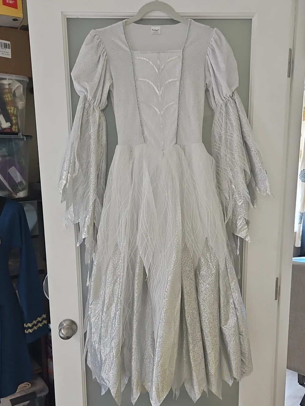 Spirit Halloween Kids Wintery Witch, Princess, Fairy Gown Size L(10-12)